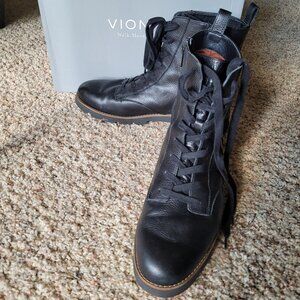Vionic Lani Black Moto Boot - Size 10